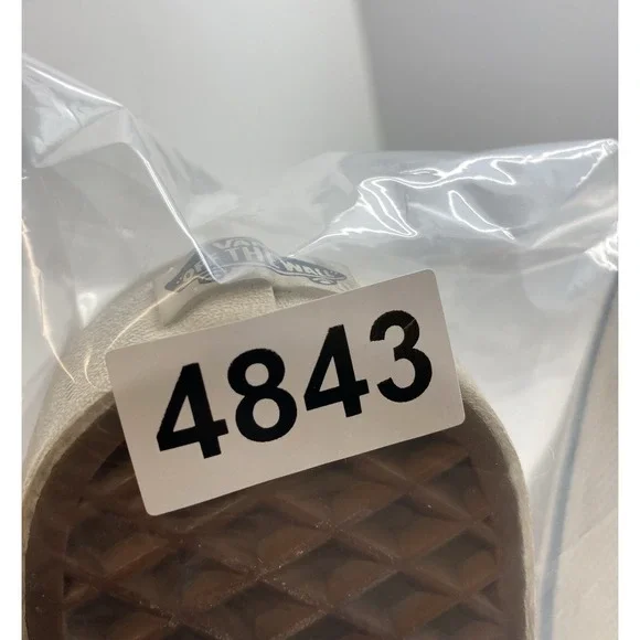 Vans Authentic Era 59 C&L Mens 8 Khaki Skater Canvas TC6D Shoes Sneakers - Picture 10 of 10